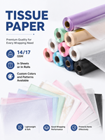 Papier de soie personnalisé de 22g pour emballage de chaussures, anti-poussière et rembourrage