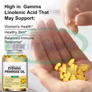 Vitaspring Oem 1300Mg Teunisbloemolie Zachte Gelcapsules Beste Halal Teunisbloemolie Capsule Softgels - Product Image 2