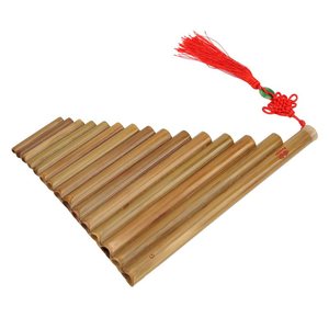 Flûte à bec à 15 tuyaux, clé Sol, instrument <span class=keywords><strong>de</strong></span> musique traditionnel chinois, Panpipes, instrument à vent en bois, main droite - Product Image 4