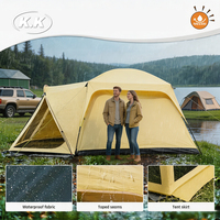 Tente de camping pour hayon de voiture SUV Kawagebo Kamp (KK) imperméable pour 6 à 10 personnes, grande tente pour voiture, fourgonnette, pick-up avec bâche de protection contre la pluie