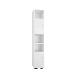 Armoire <span class=keywords><strong>de</strong></span> lavabo <span class=keywords><strong>de</strong></span> <span class=keywords><strong>salle</strong></span> <span class=keywords><strong>de</strong></span> bains en <span class=keywords><strong>bois</strong></span> MDF, <span class=keywords><strong>meuble</strong></span> <span class=keywords><strong>blanc</strong></span> étroit avec portes <span class=keywords><strong>de</strong></span> haute qualité - Product Image 3