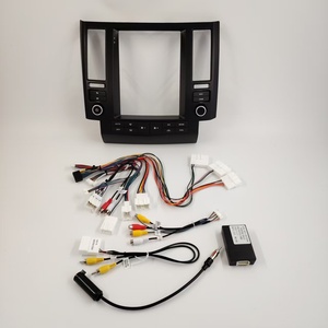Infiniti 03-06 FX35 sistema di navigazione per auto 9.7 pollici per lettore DVD <span class=keywords><strong>Radio</strong></span> telaio di posizionamento auto accessori multimediali - Product Image 1