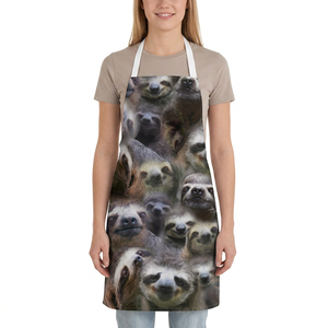 Tablier personnalisé imprimé numériquement sur toute la surface, durable, unisexe, pour chefs, boulangers et amateurs de barbecue, avec impression par sublimation personnalisable - Product Image 5