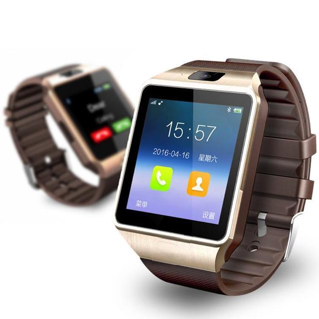 2026 New Smart Watch Dz09 Square Smartwatch Camera Bt Support Android Ios Sim Card Android Sports IP67 Men Silicone Belt Watches