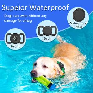 Funda de Silicona Impermeable con Diseño de Huella de Perro para Airtag, Soporte para Apple Airtag y Protector Completo Antipérdida para Mascotas - Product Image 4