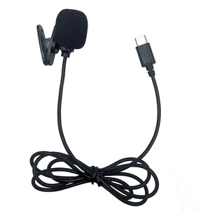 Chất Lượng cao Xách Tay Mini Ve Áo Lavalier Clip Microphone Android điện thoại di động phỏng vấn microphone - Product Image 2