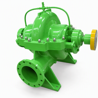 Pompe centrifuge à double aspiration série S, roue en acier inoxydable, entraînement à vitesse variable 75 kW pour l'irrigation des terres agricoles et les travaux d'hydraulique