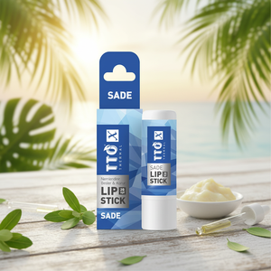 Baume à lèvres TTO-X sans parfum SPF 20 5g, non collant, nourrissant et hydratant avec vitamine E, huile de jojoba et beurre de karité - Product Image 2