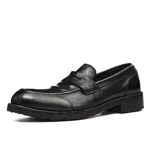 Chaussures habillées formelles pour hommes, fabriquées à la main par Goodyear, design italien, en cuir véritable, pour le bureau et les affaires, collection printemps - Product Image 1