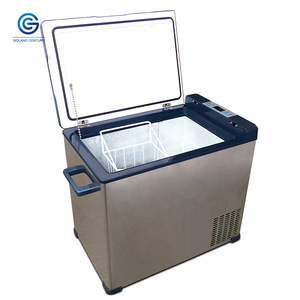 Refrigerador pequeño para coche, portátil, para conducir, viajar, pescar, uso doméstico y al aire libre, con adaptador de CA, 50L, 12V, 1 unidad - Product Image 2
