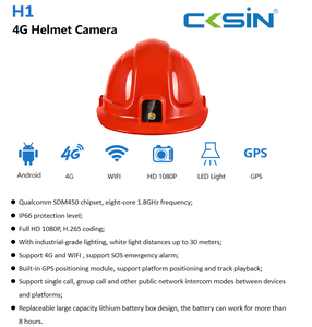 4G An Ninh Mũ Bảo Hiểm Máy Ảnh Với Đám Mây Tải Lên Tts Bằng Giọng Nói Phát Sóng Cuộc Gọi Video Báo Động & GPS Cho Xe Máy/Lính Cứu Hỏa/Ngành Công Nghiệp - Product Image 6