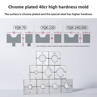 Alicates Hidráulicos Manuales Hexagonales Yuhuan YQK-70-120-240-300 Yqk-300, Herramienta Portátil para Cobre y Aluminio