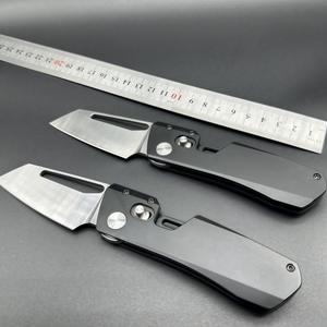 Pisau Lipat Mini EDC Gagang Aluminium Super Tajam, Bilah Lipat Hasil CNC, Pisau Taktis untuk Berkemah dan Pertahanan Diri - Product Image 3