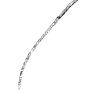 Accessoires de bijouterie en argent 925 plaqué platine avec perles concassées, 5846, plateau carré vide semi-fini avec trou, apprêts de bijouterie - Product Image 5