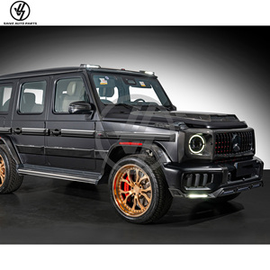 แผ่นกระจายแสงคาร์บอนไฟเบอร์สไตล์ rowen สำหรับ Mercedes Benz G-Class W465 G500 G63 2025กันชนหน้ารถ - Product Image 4