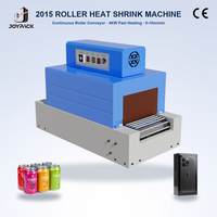 Machine d'emballage rétractable industrielle automatique 2015 avec convoyeur à rouleaux de table commercial pour l'emballage de pots de café
