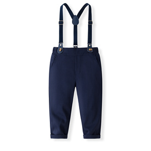 Vente en gros usine – Nouveauté printemps-automne : <span class=keywords><strong>Ensemble</strong></span> en tissu polyester-coton imprimé animaux de dessin animé pour bébé garçon d'un an, idéal pour les banquets - Product Image 3
