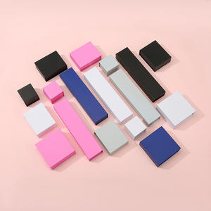 Wholesale Customizable Rectangle <b>Jewelry</b> Combination Box High Quality <b>Magnetic</b> Closure Rigid Paper Box Cotton Lining Fashionable - Product Image 2