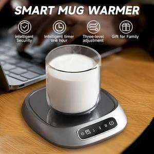 Posavasos USB con Calefacción para Bebidas, 3 Ajustes de Temperatura, Recordatorio Inteligente de Bebidas, Material ABS, Ideal para el Hogar/Oficina, para Bebidas Calientes - Product Image 2