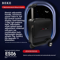 Valise de voyage intelligente BEKE de 20 pouces en PC durable avec cadre en aluminium, design moderne, télécommande automatique et Bluetooth