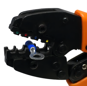 Terminales de Anillo Aislados Prensados en Frío, Conectores de Cuchara de Cobre Estañado para Terminación de Cables Eléctricos Automotrices - Product Image 6