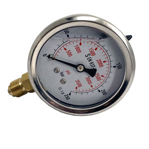 เกจวัดแรงดันไฮดรอลิกแบบเติมน้ำมัน Hengzan 2026 รุ่นขายดีที่สุด สำหรับวัดแรงดันน้ำมันเชื้อเพลิงและแรงดันดิฟเฟอเรนเชียล - Product Image 1