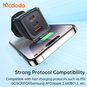 Cargador Mcdodo 149 con Certificación Rohs, 67W, USB C, GaN, 3 Puertos, PD3.0, QC4, Tipo C, Multipuerto, 65W para Laptop y <span class=keywords><strong>iPhone</strong></span> - Product Image 6