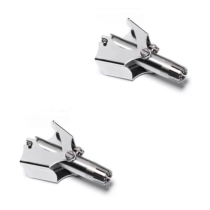 Мужской триммер для волос в носу и ушах, машинка для стрижки волос, триммер, идеальное ручное средство для удаления волос в носу из нержавеющей стали для мужчин и женщин