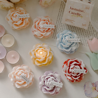 Trendige Premium Blumenförmige Duftende Handgefertigte Künstlerische Charmante Jasmin-Duftkerze als Geschenk zur Wertschätzung von Lehrern