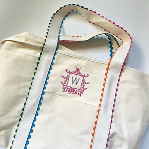 Bolsa de Mano Grande Personalizada con Logotipo Bordado, Bolsa de Compras de Gran Capacidad, Bolsa de Almacenamiento para Transportar Mahjong - Product Image 4