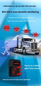 7 inch Monitor reverse hệ thống <span class=keywords><strong>camera</strong></span> màn hình không thấm nước <span class=keywords><strong>Camera</strong></span> chiếu hậu với 2 sao lưu máy ảnh phát hiện điểm mù - Product Image 4