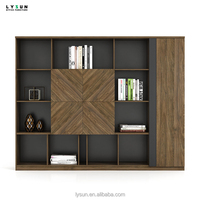 Bureau de direction modulaire économique en noyer, convertible, écologique, résistant à l'eau, garantie 5 ans, rangement facile, prix usine