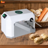 Nieuwe commerciële aardappelsnijder, aardappelsnijmachine in watervalstijl, dunne aardappel- en appelsnijder, snijgereedschap, aardappelsnijder.