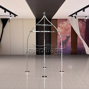 Arche de <span class=keywords><strong>jardin</strong></span> en acier inoxydable doré <span class=keywords><strong>pour</strong></span> la décoration de banquets et événements royaux, <span class=keywords><strong>location</strong></span> de structures métalliques <span class=keywords><strong>pour</strong></span> mariages, unique, romantique, de qualité supérieure - Product Image 4
