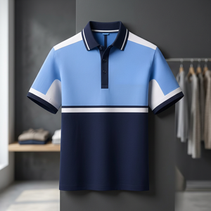 Polo d'été personnalisé avec logo, uniforme de sécurité, manches courtes, vêtements de travail pour agents, respirant, décontracté, pour équipes professionnelles - Product Image 3
