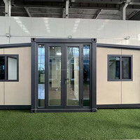Maison préfabriquée extensible de 40 pieds, logement modulaire pour travailleurs, pour projet de camp