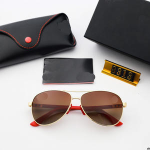 Gafas de Sol de Diseño Retro de Lujo 8313, Gafas de Sol de Metal con Estilo de Piloto, Coloridas y Personalizadas, Polarizadas con Protección UV400 - Product Image 6