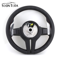 Volant de voiture en cuir pleine fleur personnalisé OEM pour 2011 2012 E90 E91 E92 E93 E70 E71 E72 E53 E89 E84 E92 E93 F10 F30 F90 F20