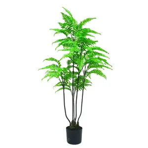 Factory Direct Plant in Pot for Home Decorative 120cm Artificial Boston Fern Tree