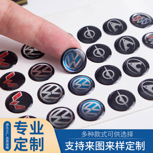 Pegatinas con logotipo de coche Shinetsu, impresión epoxi, etiquetas de PVC transparentes autoadhesivas para emblemas de vehículos, diseño personalizable - Product Image 2