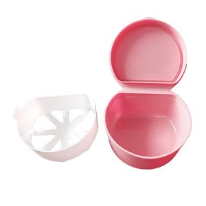 Boîte de rangement pour appareils dentaires, pour trempage et nettoyage, appareils orthodontiques portables - Product Image 1