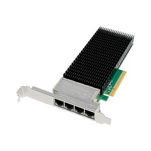 การ์ดเชื่อมต่อเครือข่ายเซิร์ฟเวอร์ Speed Bridge PCIe X8 X710-T4 10G RJ45 แบบ 4 พอร์ต Converged NIC V2.0 - Product Image 3