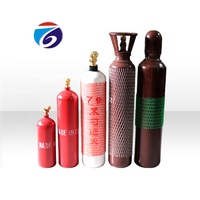Bouteille de gaz acétylène haute pression en acier 2L, solvant acétone, pression d'essai hydrostatique 5,2 MPa, prix usine, certifiée export