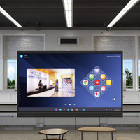 75 85 98 pouces Tableau blanc intelligent interactif Interface USB Projecteur multifonction Haut-parleur TV Affichage publicitaire-Nouveau produit