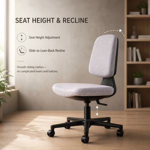 Nuova Sedia Ergonomica Girevole Regolabile in Tessuto Premium per Conferenze, Riunioni, Lavoro e Ufficio - Product Image 4