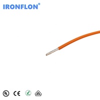 Fil électrique toronné en cuivre plaqué argent Fil blanc électronique automobile isolé en PTFE Fil de voiture UL1180 18AWG
