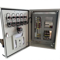 Boîtier de distribution de panneau de commande électrique modulaire PLC avec port Ethernet RS485 63A pour équipement de contrôle de processus automatisé en intérieur