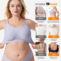 Soutien-gorge de sport sans bretelles D-h et culotte à gros bonnets et gros seins pour femmes soutien-gorge pleine grandeur à gros seins Image pour femmes grande taille pour femmes