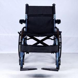 Silla de ruedas manual KS de aleación de aluminio plegable ultraligera para ancianos y personas con discapacidad, ayuda para la movilidad. - Product Image 2