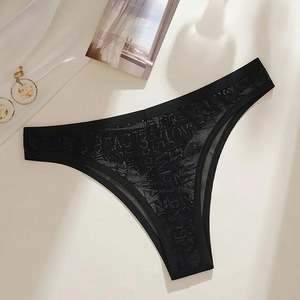 Comfortable Cotton <strong>Thongs</strong> Women Sexy <strong>V</strong> Shape G <strong>String</strong> Breathable Lady Underwear Soft Skin Friendly Mid Rise Panties Sale - Product Image 4